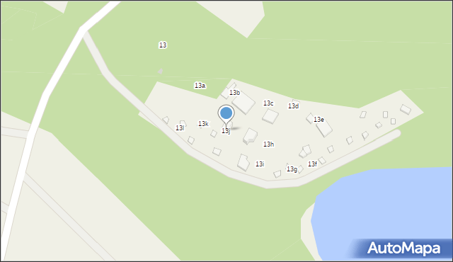 Studzienice, Wczasowa, 13j, mapa Studzienice