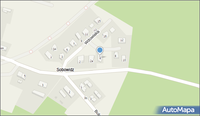 Sobowidz, Wdowiaka Józefa, ks., 4, mapa Sobowidz