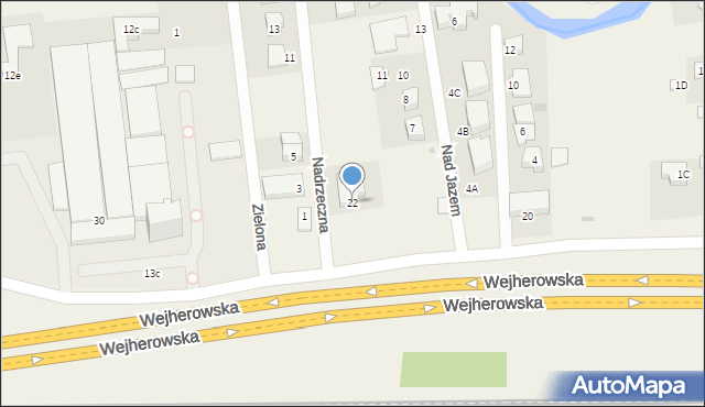 Bolszewo, Wejherowska, 22, mapa Bolszewo