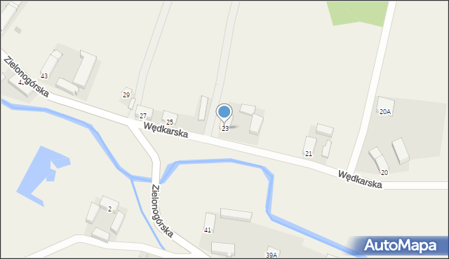 Brzeźnica, Wędkarska, 23, mapa Brzeźnica