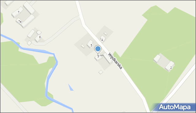 Brzeźnica, Wędkarska, 3, mapa Brzeźnica