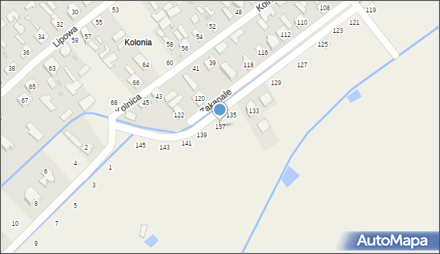 Chmielów, Wenecka, 137, mapa Chmielów