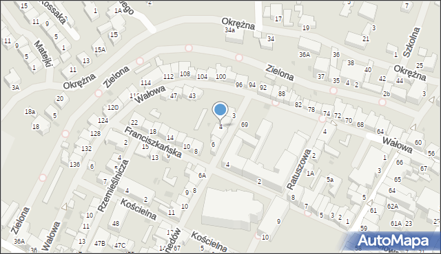 Darłowo, Wenedów, 4, mapa Darłowo