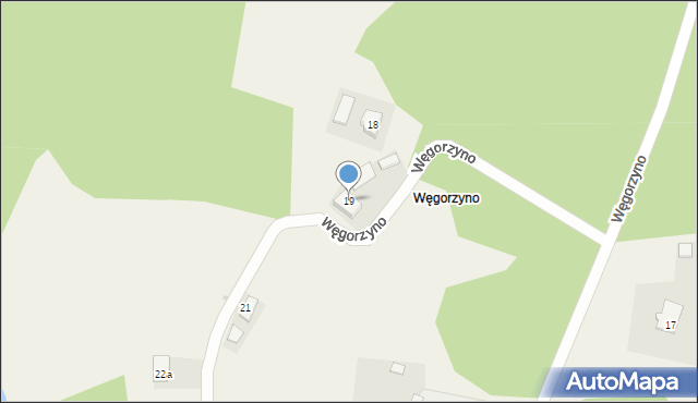 Darnowo, Węgorzyno, 8, mapa Darnowo