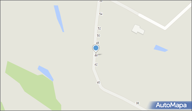 Dęblin, Wesoła, 44, mapa Dęblin