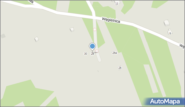 Dobczyce, Węgielnica, 28, mapa Dobczyce