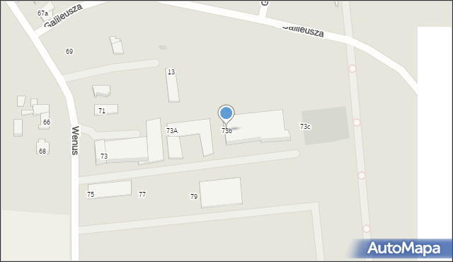 Gdańsk, Wenus, 73b, mapa Gdańska