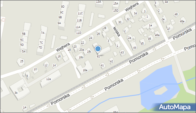 Gdańsk, Wejhera Jakuba, 41, mapa Gdańska