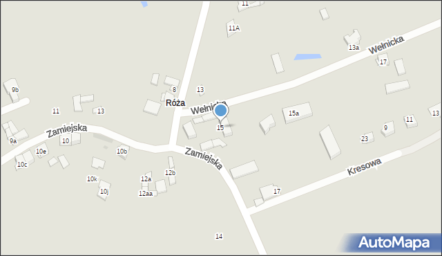 Gniezno, Wełnicka, 15, mapa Gniezna