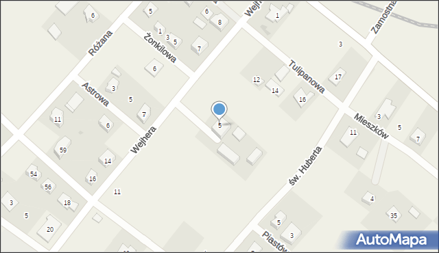 Góra, Wejhera, 5, mapa Góra