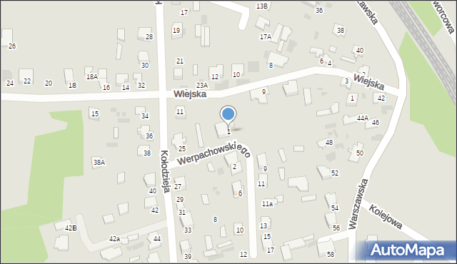 Hajnówka, Werpachowskiego Jana, 1, mapa Hajnówka