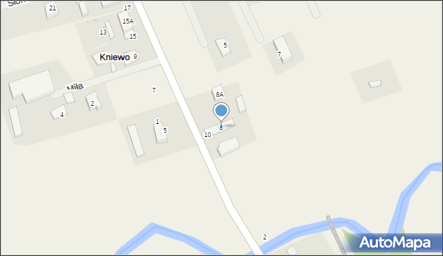 Kniewo, Wejherowska, 8, mapa Kniewo