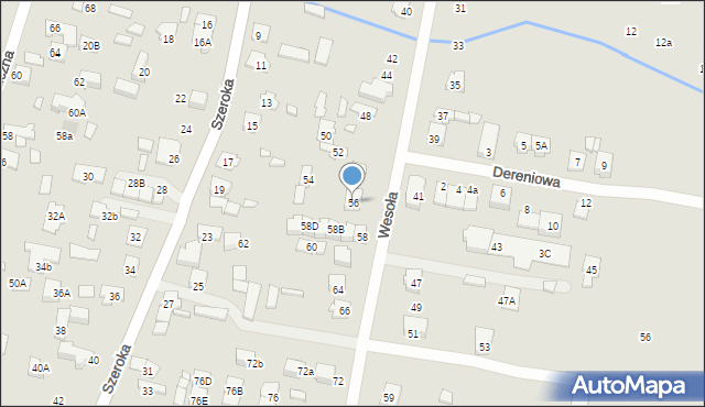 Kobyłka, Wesoła, 56, mapa Kobyłka