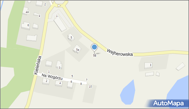 Koleczkowo, Wejherowska, 5B, mapa Koleczkowo