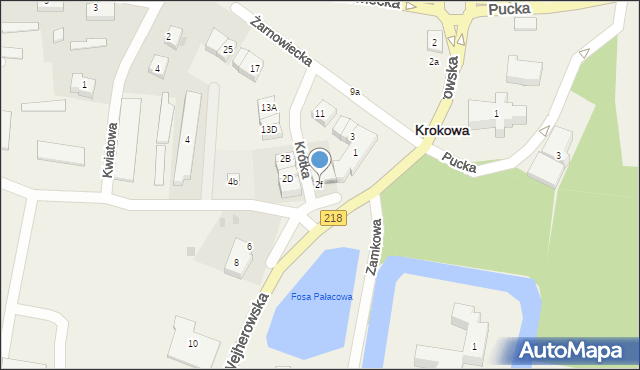 Krokowa, Wejherowska, 2f, mapa Krokowa