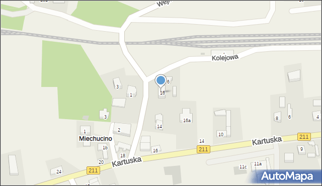 Miechucino, Wejherowska, 4, mapa Miechucino