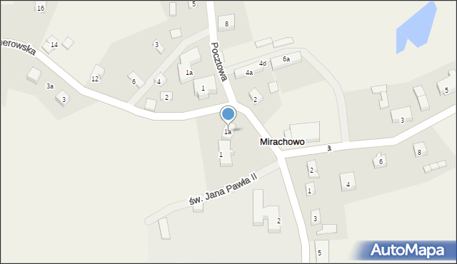 Mirachowo, Wejherowska, 1a, mapa Mirachowo
