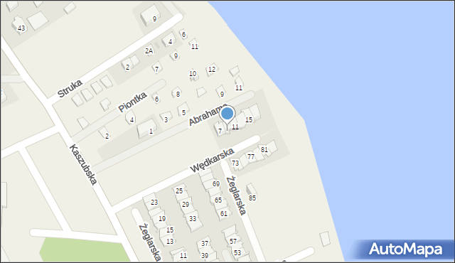 Nadole, Wędkarska, 9, mapa Nadole