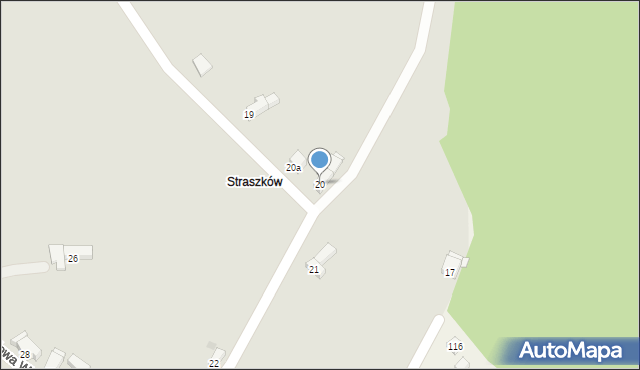 Nowa Ruda, Węglowa Wola, 20, mapa Nowa Ruda