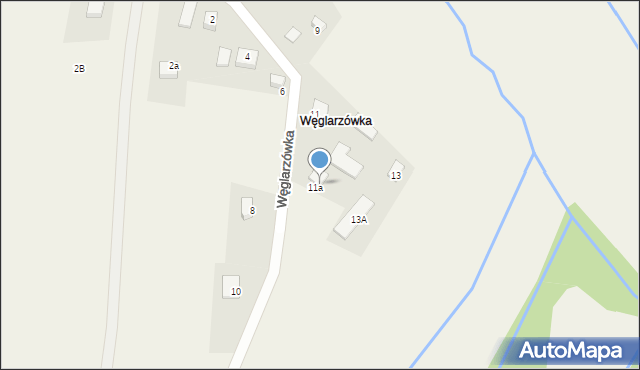 Piotrowice, Węglarzówka, 11A, mapa Piotrowice