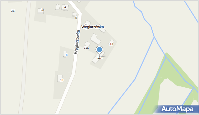 Piotrowice, Węglarzówka, 13A, mapa Piotrowice