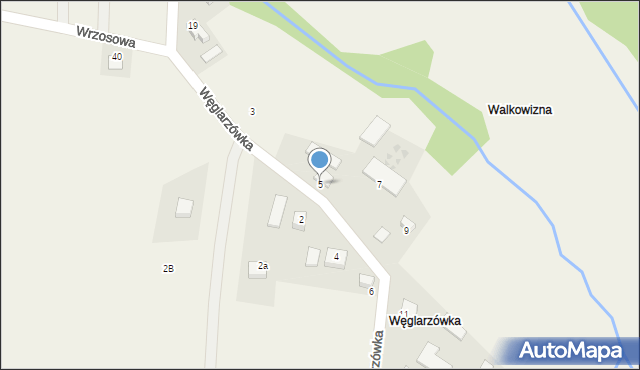 Piotrowice, Węglarzówka, 5, mapa Piotrowice