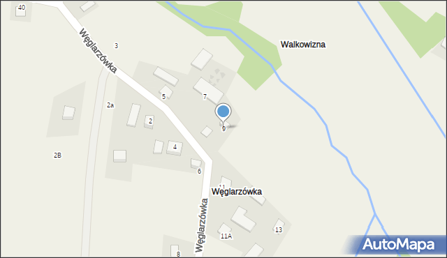 Piotrowice, Węglarzówka, 9, mapa Piotrowice