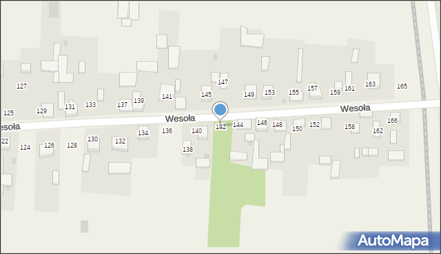 Radostków-Kolonia, Wesoła, 142, mapa Radostków-Kolonia