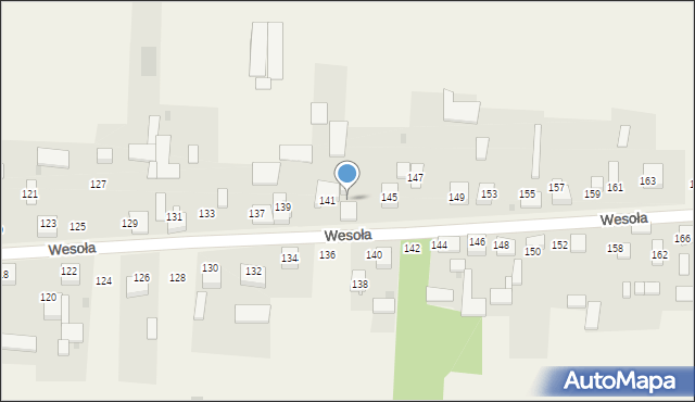 Radostków-Kolonia, Wesoła, 143, mapa Radostków-Kolonia