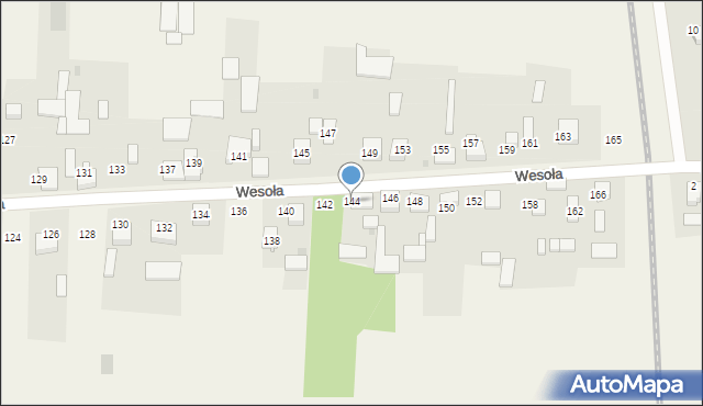 Radostków-Kolonia, Wesoła, 144, mapa Radostków-Kolonia