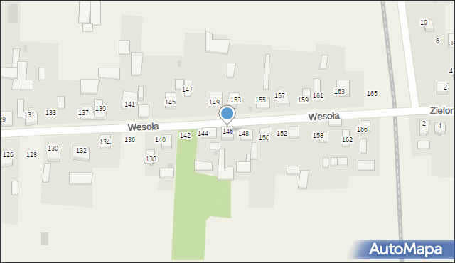 Radostków-Kolonia, Wesoła, 146, mapa Radostków-Kolonia