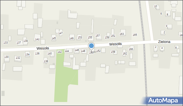 Radostków-Kolonia, Wesoła, 150, mapa Radostków-Kolonia