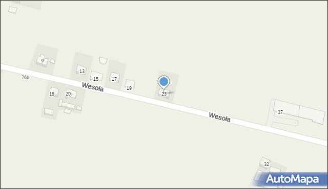 Rogaszyce, Wesoła, 23, mapa Rogaszyce