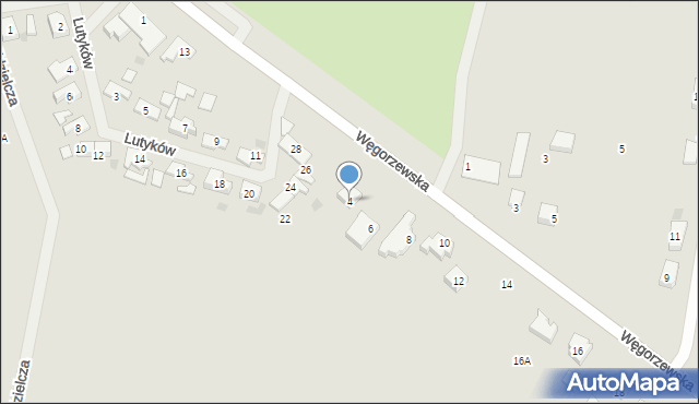 Sianów, Węgorzewska, 4, mapa Sianów