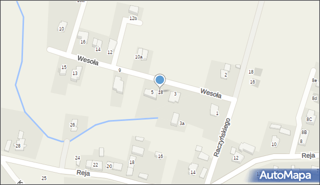 Smardzów, Wesoła, 18, mapa Smardzów