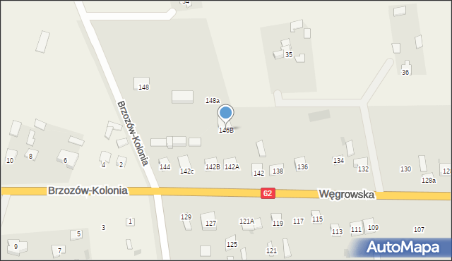 Sokołów Podlaski, Węgrowska, 146B, mapa Sokołów Podlaski