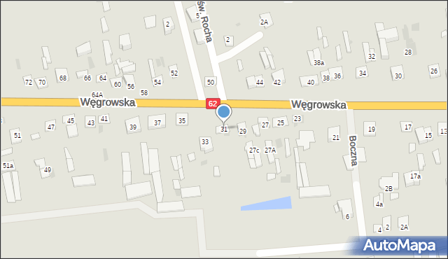 Sokołów Podlaski, Węgrowska, 31, mapa Sokołów Podlaski