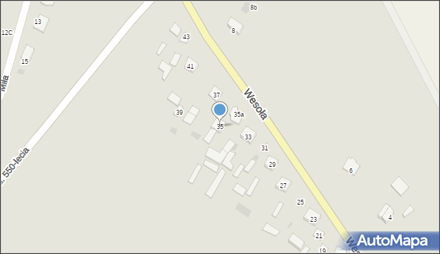 Sokołów Podlaski, Wesoła, 35, mapa Sokołów Podlaski