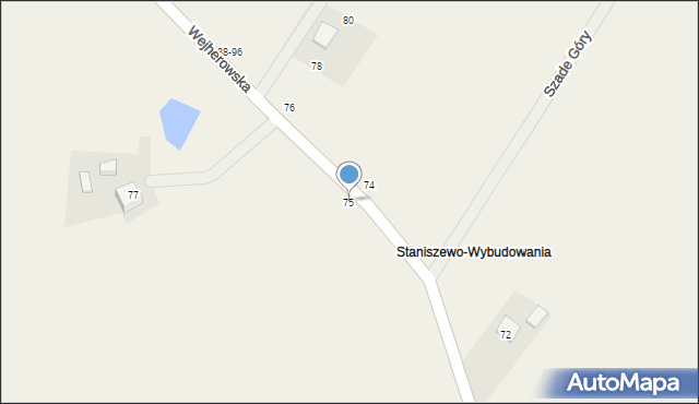 Staniszewo, Wejherowska, 75, mapa Staniszewo