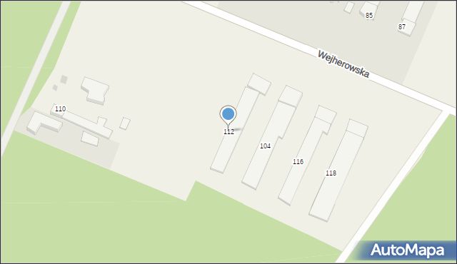 Szemud, Wejherowska, 112, mapa Szemud