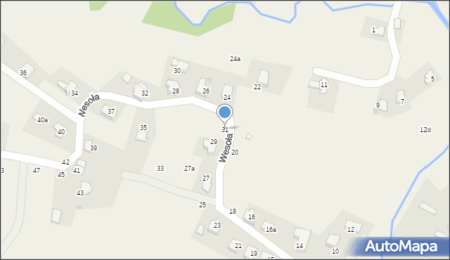 Targanice, Wesoła, 31, mapa Targanice