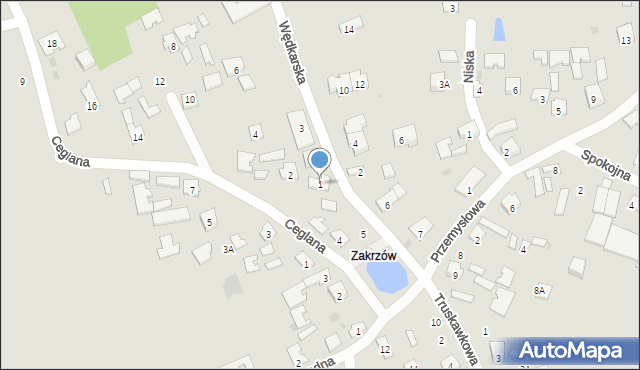 Tarnobrzeg, Wędkarska, 1, mapa Tarnobrzegu