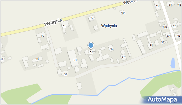 Wędrynia, Wędrynia, 54, mapa Wędrynia