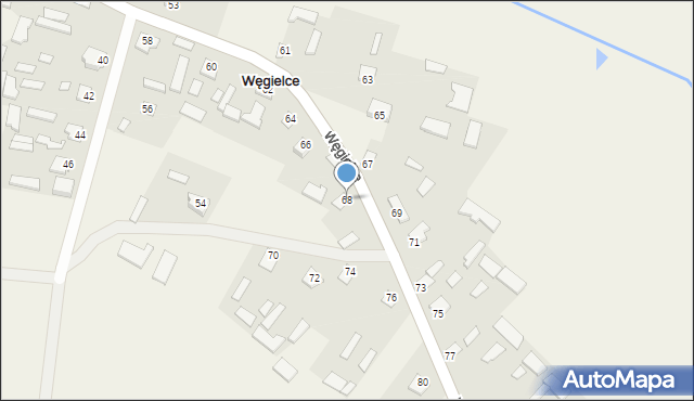 Węgielce, Węgielce, 68, mapa Węgielce