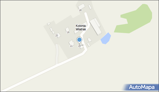 Węgielsztyn, Węgielsztyn, 22, mapa Węgielsztyn