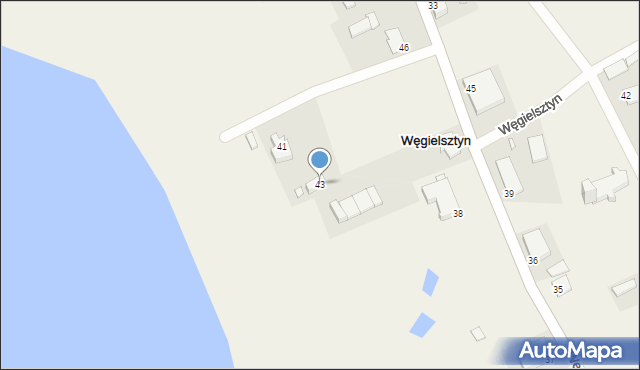 Węgielsztyn, Węgielsztyn, 43, mapa Węgielsztyn