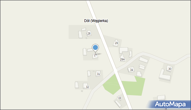 Węgierka, Węgierka, 27, mapa Węgierka