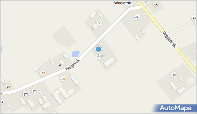 Węgiersk, Węgiersk, 21, mapa Węgiersk