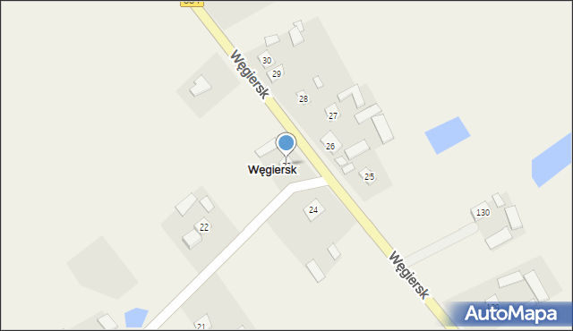 Węgiersk, Węgiersk, 23, mapa Węgiersk