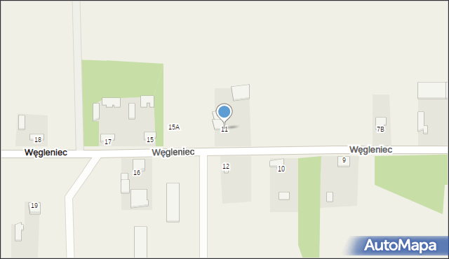 Węgleniec, Węgleniec, 11, mapa Węgleniec